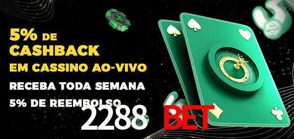 Promoções do cassino ao Vivo 2288 bet